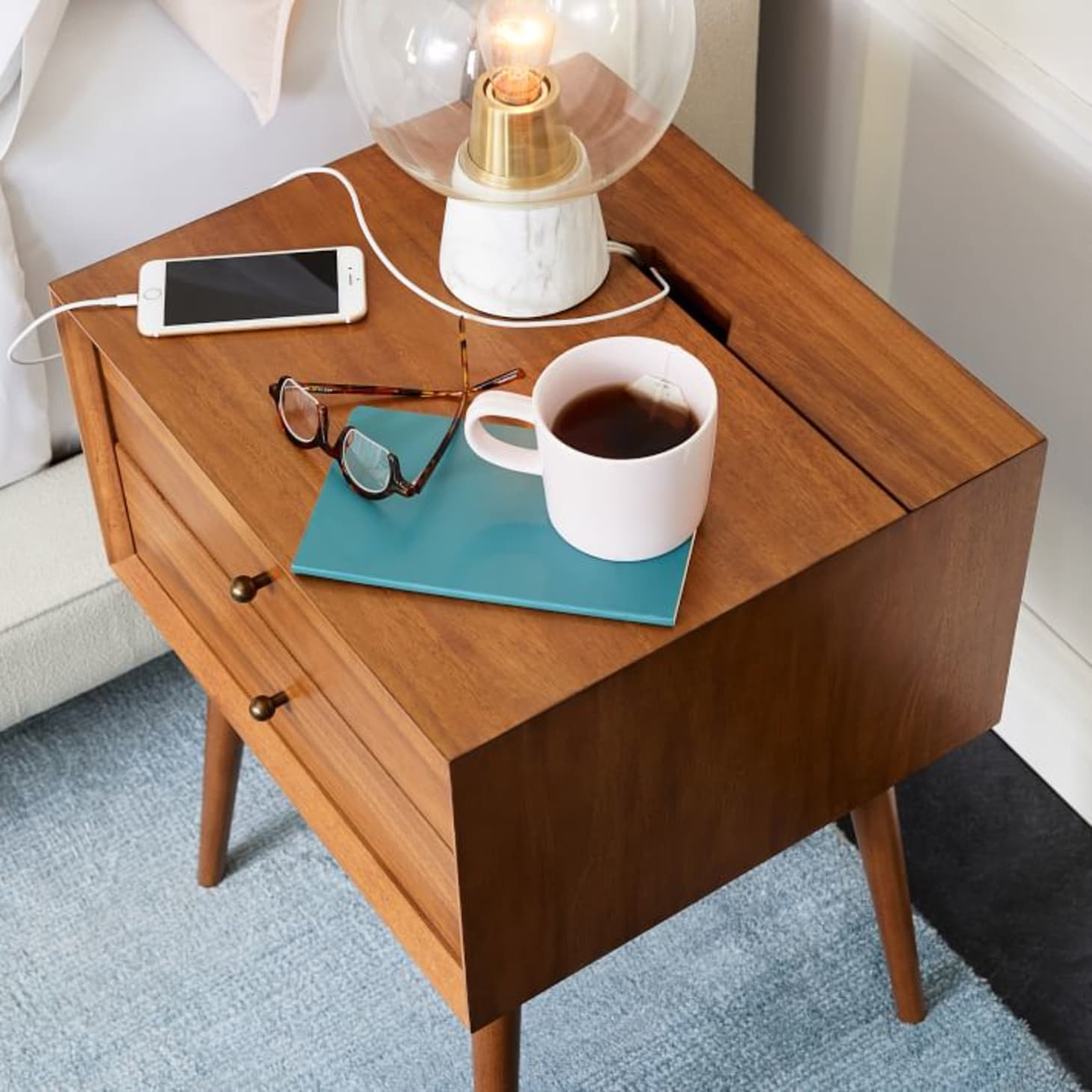 8 Stylish and Functional Charging Nightstands Apartment Therapy